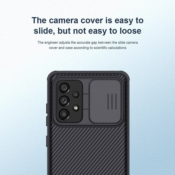 Nillkin Samsung Galaxy A23 4G Case, CamShield Series Slim Stylish Protective Case with Slide Camera Cover - Black Nillkin Samsung Galaxy A23 4G Case, CamShield Series Slim Stylish Protective Case with Slide Camera Cover - Black